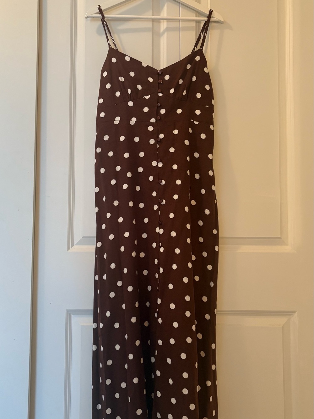 Brown Polka Dot Dress